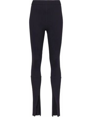Proenza Schouler Split-Cuffs Leggings - Blue