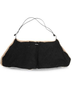 DSquared² Faux-Fur Drawstring Scarf - Black