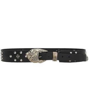 Enfants Riches Deprimes Eagle-Head Studded Belt - White
