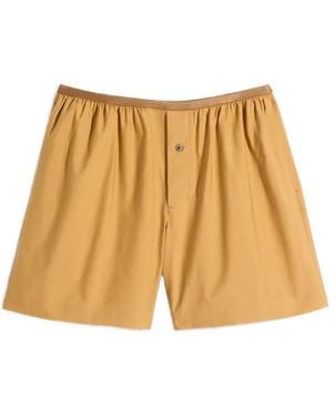 Lemaire Boxed Shorts - Natural