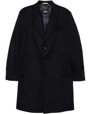 BOSS Cappotto Monopetto - Nero