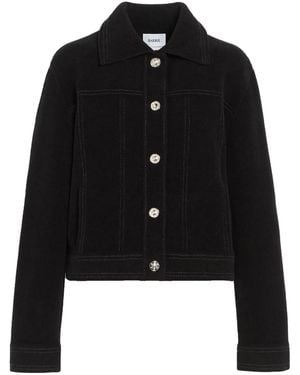 Barrie Button-Up Jacket - Black