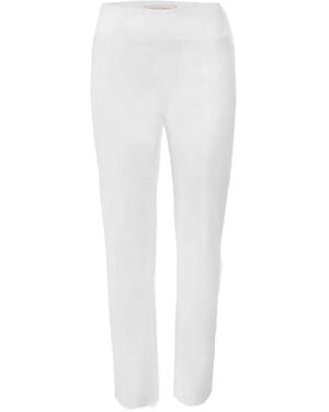 Carolina Herrera Emilie Slim-Leg Pants - White