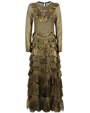 Ulla Johnson Calliope Ruffled Maxi Dress - Green