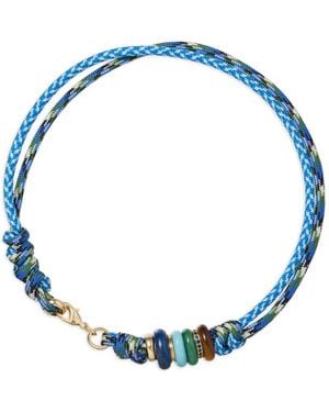 Roxanne Assoulin The Super Size Happy Cord Necklace - Blu