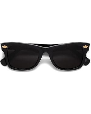Marni Logo-Plaque Square-Frame Sunglasses - Black