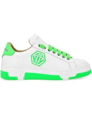 Philipp Plein ロゴ スニーカー - グリーン