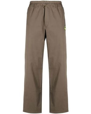 Barrow Elasticated-Waist Chino Trousers - Brown