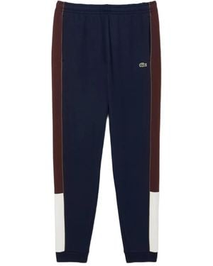 Lacoste Panelled Tracksuit Trousers - ブルー