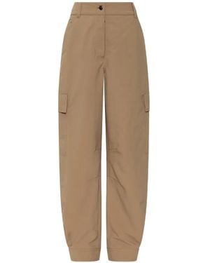 Moncler Day-Namic Logo-Patch Cargo Pants - Natural