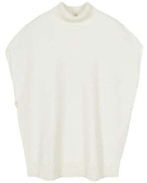 JNBY High-Neck Sleeveless Jumper - White