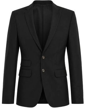 DSquared² Notched-Lapel Wool-Blend Blazer - Black