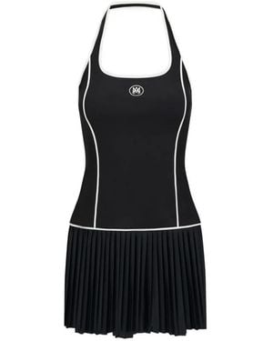 Amiri Ma Pleated Dress - Black