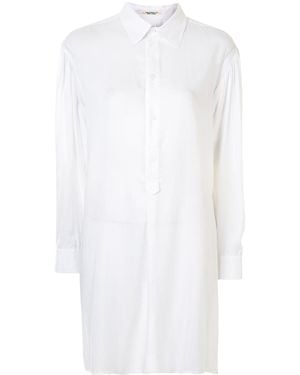 Yohji Yamamoto Oversize Tunic Blouse - White