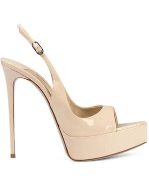 Le Silla Escarpins Uma À Bride Arrière - Natural