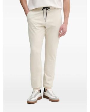 Aeronautica Militare Pantalon De Jogging À Lien De Resserrage Et Logo Brodé - Natural