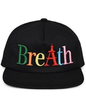 BREATH Logo-Embroidered Baseball Cap - Black