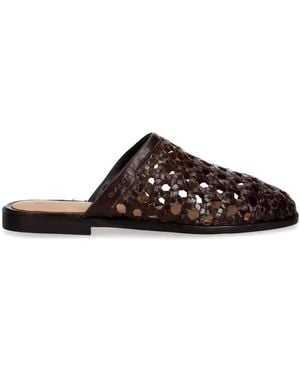 GANT Gimble Leather Slides - Brown