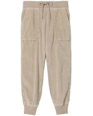 James Perse Pantalones de chándal Mixed Media - Neutro