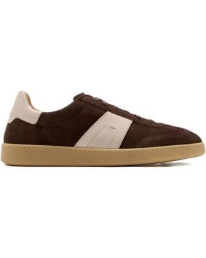 Magnanni Primera Sneakers mit Wildledereinsätzen - Braun