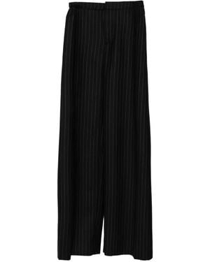 Duran Lantink Pinstripe Pants - Black
