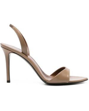Giuseppe Zanotti Lilibeth Slingback Stiletto Sandals - Metallic