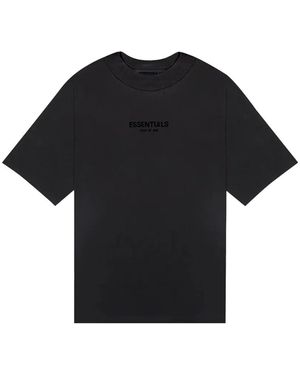 Fear Of God Logo-Print T-Shirt - Black