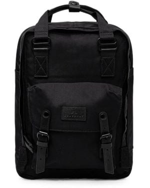 Doughnut Macaroon Buckled Backpack - Black