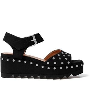 Stella McCartney Elyse Studded Platform Sandals - Black