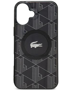 Lacoste Funda Para Móvil Con Monograma - Negro