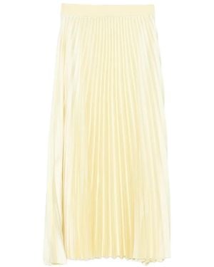 Jonathan Simkhai Falda midi plisada - Amarillo