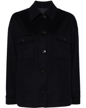 N.Peal Cashmere Camicia Olivia - Nero