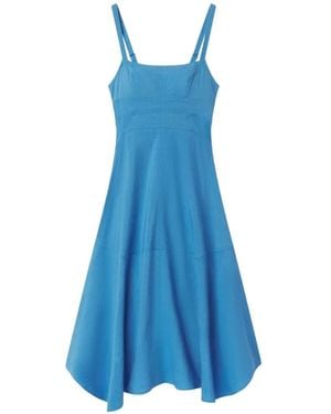 A.L.C. Robe Harlow À Coupe Mi-Longue - Bleu