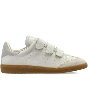 Isabel Marant Scallop-Trim Strap Trainers - White