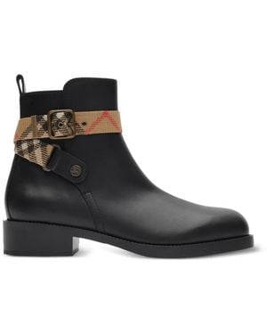 Burberry Stivali Huntley - Nero