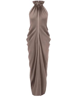 Oude Waag Halterneck maxi dress - Braun