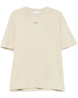 Iceberg 5D Logo-Plaque Cotton T-Shirt - White
