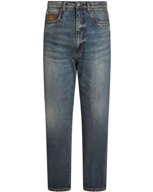 Etro Vintage-Effect Jeans - Blue