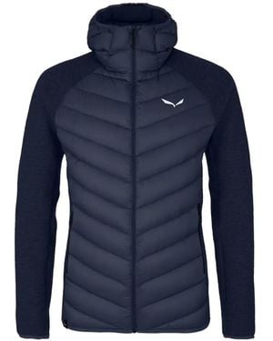 Salewa Wattierte Fanes Sarner Kapuzenjacke - Blau