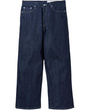 Neighborhood Jeans mit Kontrastnähten - Blau