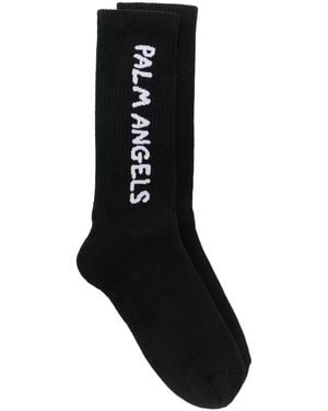 Palm Angels Seasonal Socken Mit Logo - Schwarz