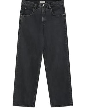 Agolde Jeans Mit Weitem Bein - Grau