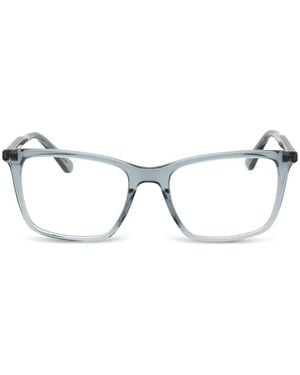 Calvin Klein Rectangle-Frame Glasses - Gray