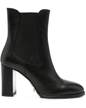 SERGIO MORETTI FIRENZE Elasticated-Side Ankle Boots - Black