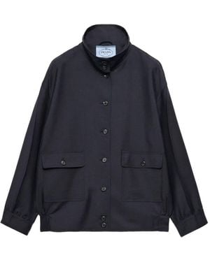 Prada Mohair Wool Jacket - Blue