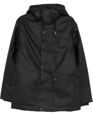 Rains Nome Hooded Waterproof Jacket - Black