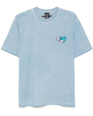 INBETWEENERS Logo-Appliqué T-Shirt - Blue
