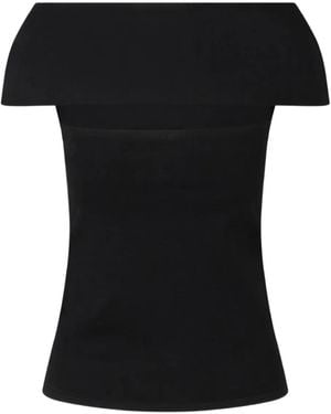Circus Hotel Off-Shoulder Top - Black