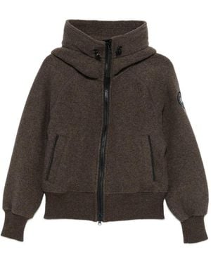 Canada Goose Chilliwack Logo-Patch Bomber Jacket - Brown