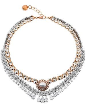 Anton Heunis Crystal-Embellished Necklace - Metallic